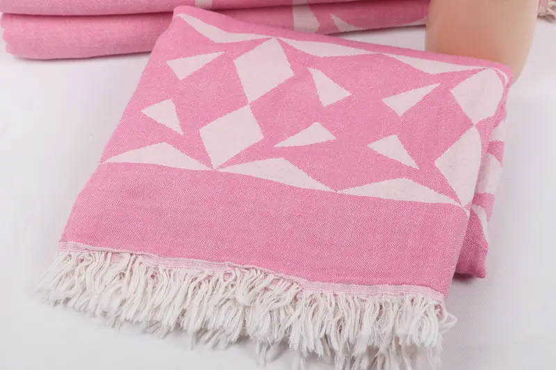 Summer Towel, Bride Gift, Spooky Bachelorette Party Favors, Summer Gift, Fouta towel, 68x36 Cotton Compass Rose Design Towel, Turkish beach towel - 6
