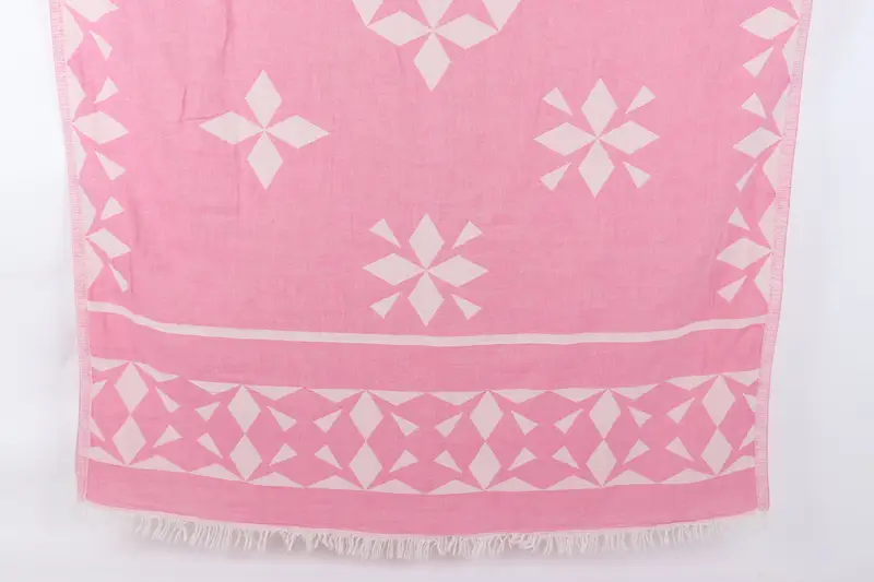 Summer Towel, Bride Gift, Spooky Bachelorette Party Favors, Summer Gift, Fouta towel, 68x36 Cotton Compass Rose Design Towel, Turkish beach towel - 1
