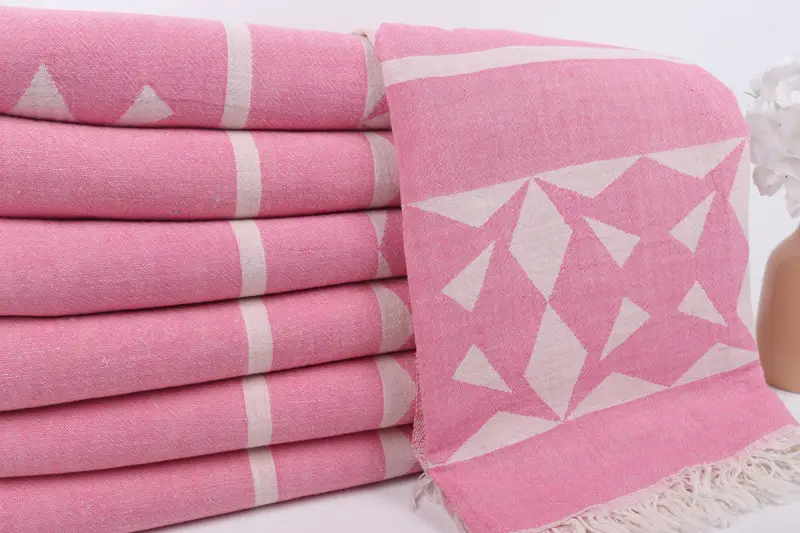 Summer Towel, Bride Gift, Spooky Bachelorette Party Favors, Summer Gift, Fouta towel, 68x36 Cotton Compass Rose Design Towel, Turkish beach towel - 3