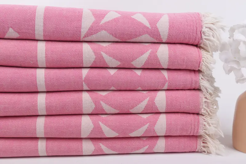 Summer Towel, Bride Gift, Spooky Bachelorette Party Favors, Summer Gift, Fouta towel, 68x36 Cotton Compass Rose Design Towel, Turkish beach towel - 4