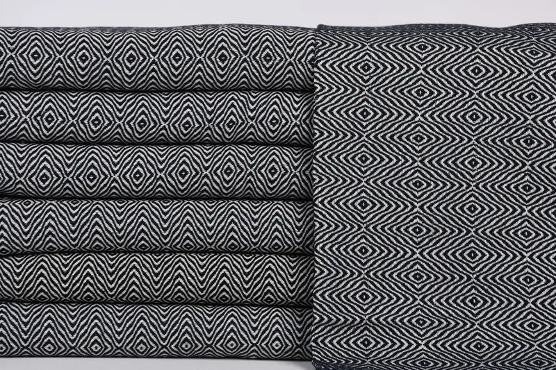 Sommergeschenk, Personalisiertes Handtuch, personalisiertes Geschirrtuch, 36x18 Baumwoll -Zickzack -Diamanttuch, Monogramm Handtuch, Geschenk für den besten Freund - 1