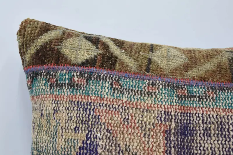 16x24 Blue Pillow Cover, Home Decor Pillow, Cushion Case, Outdoor Patio Pillow Sham, Turkish Kilim Pillow, Boho Pillow Sham Cover - 2