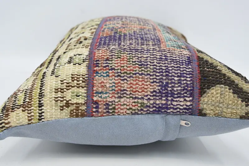 16x24 Blue Pillow Cover, Home Decor Pillow, Cushion Case, Outdoor Patio Pillow Sham, Turkish Kilim Pillow, Boho Pillow Sham Cover - 5