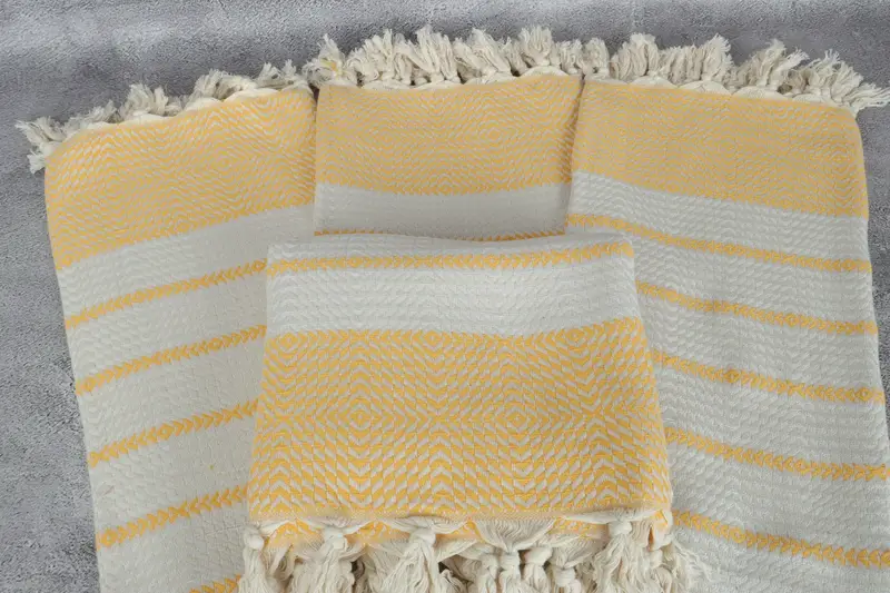 Bridal Shower Gift, 80x40 Cotton Diamond Towel, Embroidery Towels, Girls Weekend Getaways Ideas, Turkish bath towel, Travel towel, Best Wedding Gift - 4