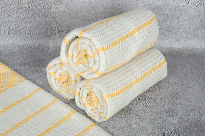 Bridal Shower Gift, 80x40 Cotton Diamond Towel, Embroidery Towels, Girls Weekend Getaways Ideas, Turkish bath towel, Travel towel, Best Wedding Gift - 8