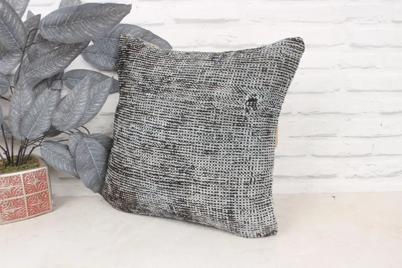Wholesale Pillow Cover, 16x16 Brown Pillow Case, Kilim Pillow, Crochet Pattern Pillow Cover, Kilim Cushion Sham, Kilim Pillow Cover, Cushion Case - 4