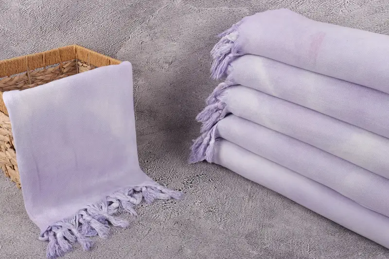 Turkish Towel Set, Quick-dry peshtemal, 64x40 Cotton Tie Dye Towel, Bridal Shower Favor, Gift For Him, Spa Gift Towel, Absorbent Turkish towel - 4
