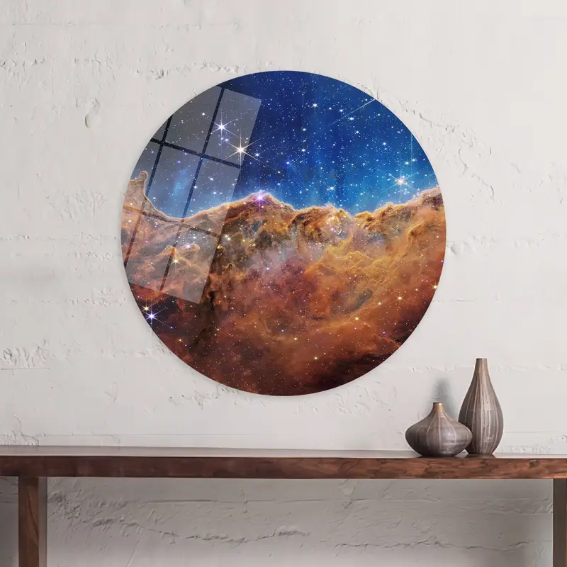 Stellar Canvas: NASA Deep Field Space Landscape Art Print