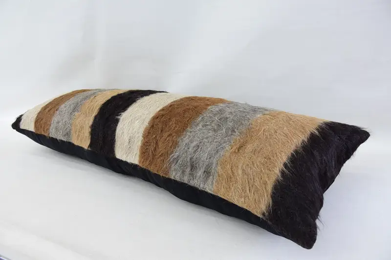 16x48 Brown Cushion, Pillow Cover, Interior Designer Pillow, Vintage Kilim Throw Pillow, Ethnical Kilim Rug Pillow, Traditional Cushion Case - 6