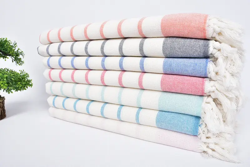 Bathroom Towel, Personalized Home Gift Wedding, 36x18 Cotton Striped Towel, Wedding Gift, Gift For Him, Personalized Gift, Turkish Hand Towel - 3