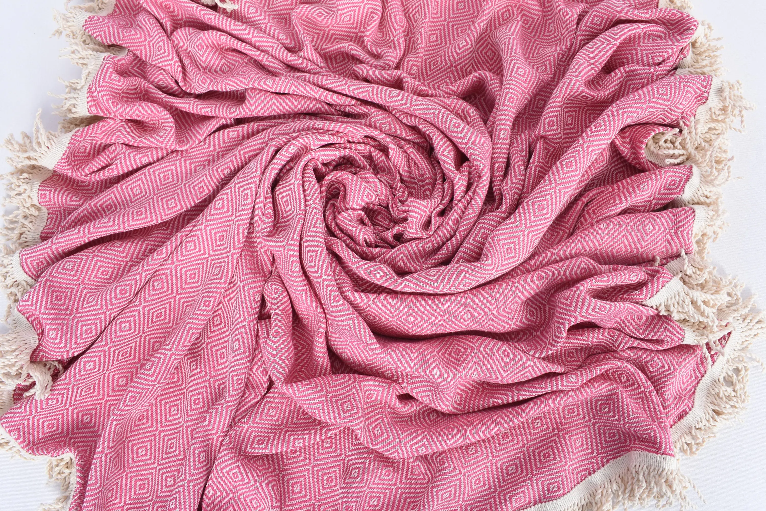 Bridesmaid Personalized Organic Cotton Turkish Beach Towel, 63x63 Inches - 1