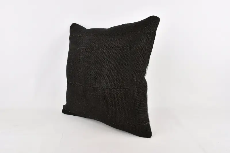 24x24 Brown Cushion, Pillow Sham, Interior Designer Pillow, Vintage Kilim Throw Pillow, Tapestry Pillow, Bolster Throw Pillow Case, Kilim Pillow - 3