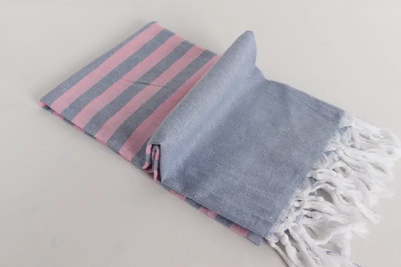 Wedding Towel, Turkish fouta towel for outdoor use, Wedding Favors, Personalized Wedding Gift, Unique Gift, 70x36 Cotton Striped Towel, Thin towel - 6