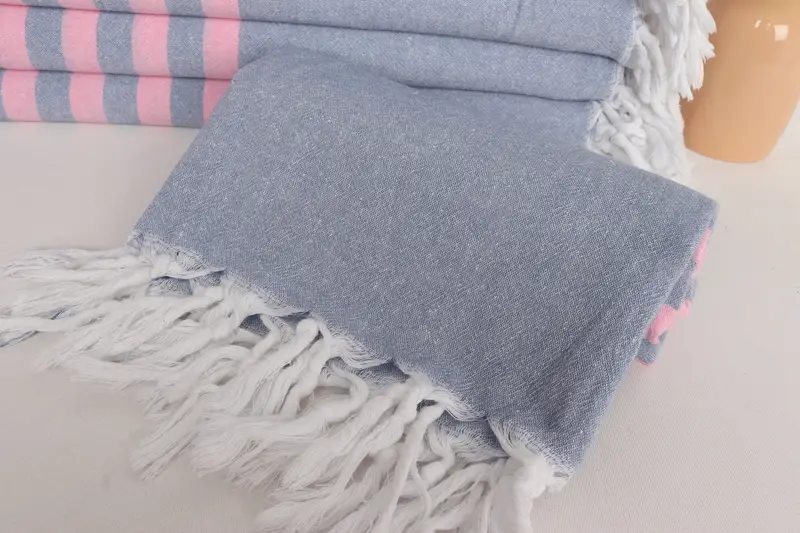 Wedding Towel, Turkish fouta towel for outdoor use, Wedding Favors, Personalized Wedding Gift, Unique Gift, 70x36 Cotton Striped Towel, Thin towel - 4