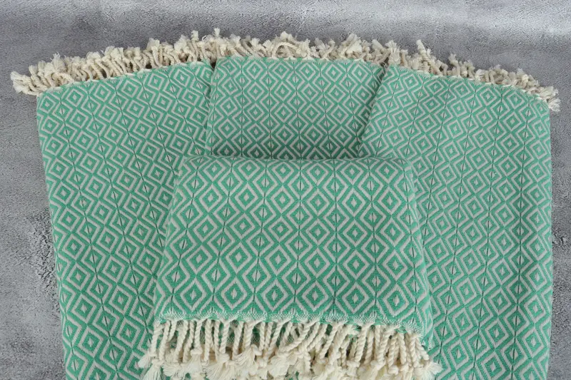 Custom Towel, 70x40 Cotton Diamond Towel, Turkish Towel USA, Bachelorette Party Gift, Sand-resistant Turkish towel for the beach, Home Gift - 4