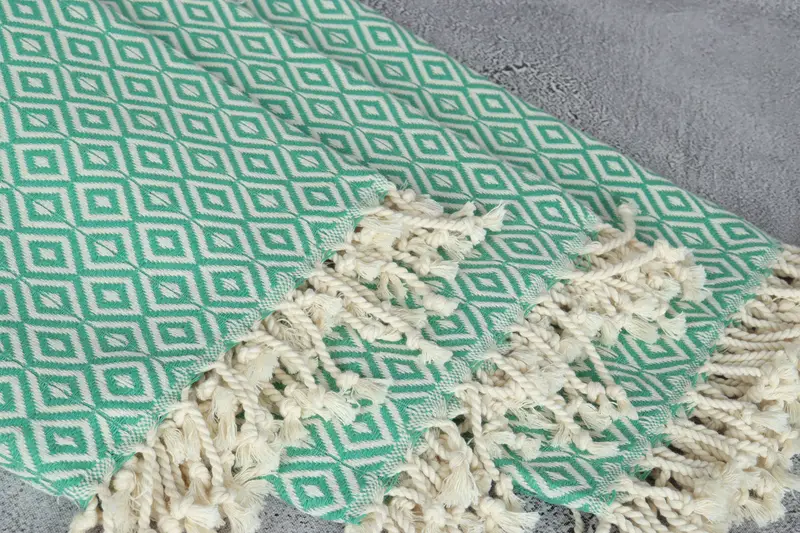 Custom Towel, 70x40 Cotton Diamond Towel, Turkish Towel USA, Bachelorette Party Gift, Sand-resistant Turkish towel for the beach, Home Gift - 5