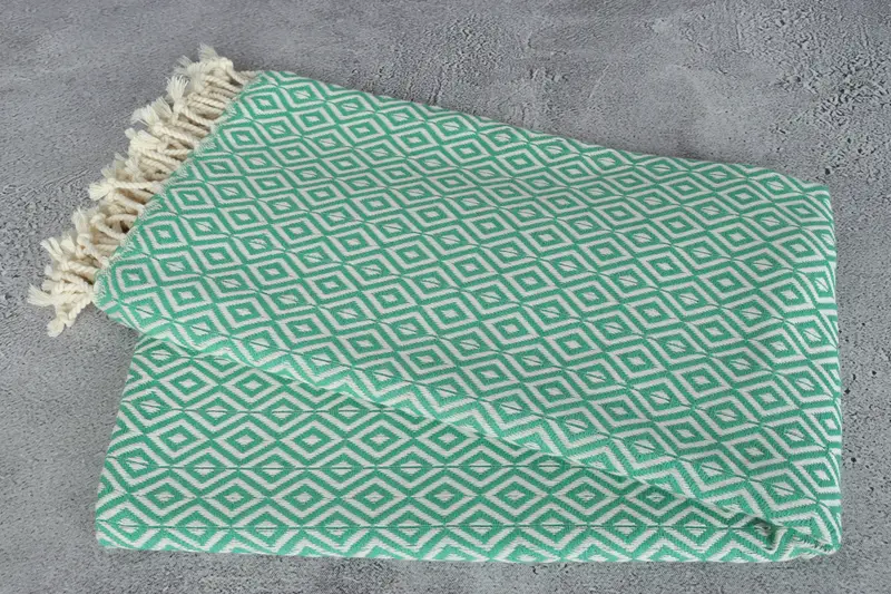 Custom Towel, 70x40 Cotton Diamond Towel, Turkish Towel USA, Bachelorette Party Gift, Sand-resistant Turkish towel for the beach, Home Gift - 6