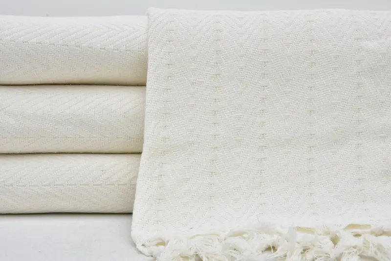 Throw Blankets for Couch, Large Beach Towel Personalized, Turkish Tablecloth, Wedding Favors, Turkish Blanket, Bedspread, 96x80 Cotton Chevron Towel - 5