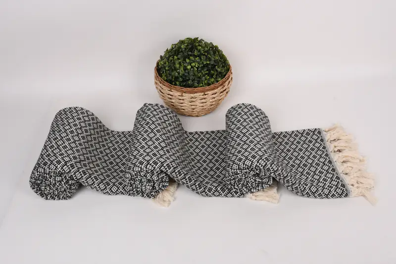 Organic Turkish towel, Beach Towel Bulk, Anniversary Gift For Her, Extra large Turkish bath towel, Gifts For Him, 70x40 Cotton Diamond Towel - 8
