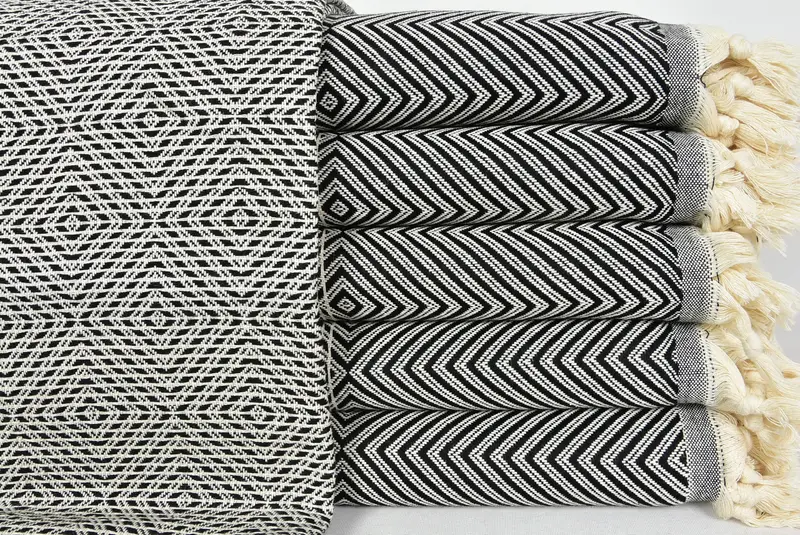 Home Gift, Decorative Bedspread, Custom Wedding Gift From Bridesmaid, Wedding Favors, Bridesmaid Gifts, Throw Blanket, 92x80 Cotton Diamond Towel - 1