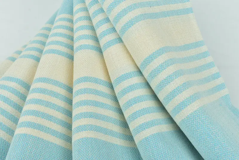 68x40 Cotton Striped Towel, Best spa Turkish towel for luxury home decor, Memorial Gift, Housewarming Gift, Absorbent towel, Absorbent Turkish towel - 5