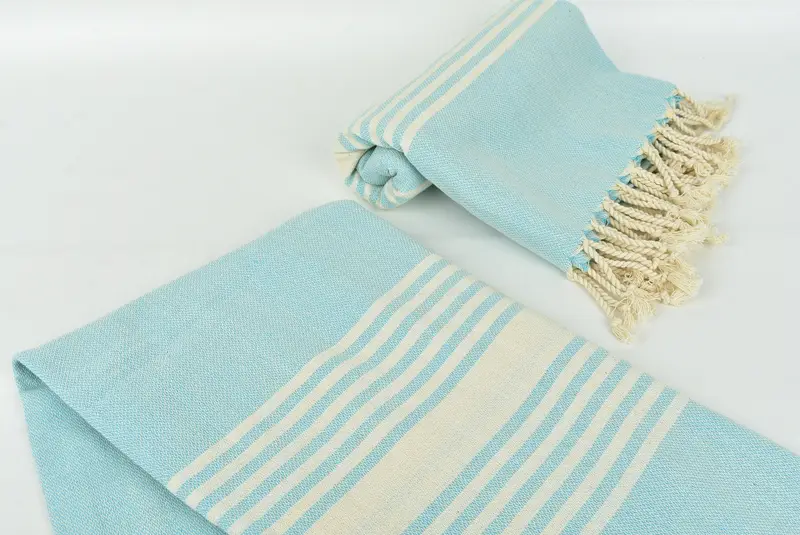 68x40 Cotton Striped Towel, Best spa Turkish towel for luxury home decor, Memorial Gift, Housewarming Gift, Absorbent towel, Absorbent Turkish towel - 7