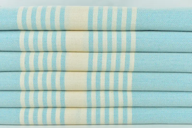 68x40 Cotton Striped Towel, Best spa Turkish towel for luxury home decor, Memorial Gift, Housewarming Gift, Absorbent towel, Absorbent Turkish towel - 2