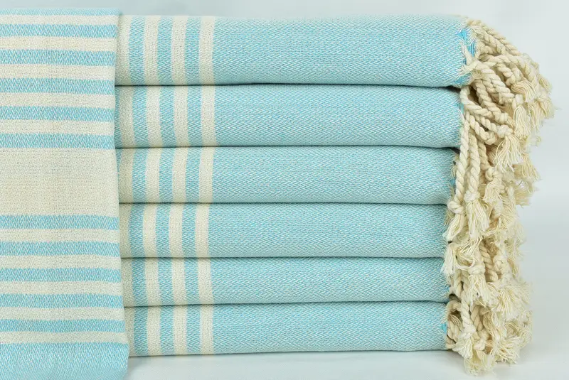 68x40 Cotton Striped Towel, Best spa Turkish towel for luxury home decor, Memorial Gift, Housewarming Gift, Absorbent towel, Absorbent Turkish towel - 1