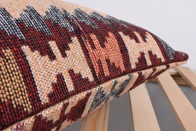 20x20 Red Pillow Case, Cushion, Vintage Kilim Pillow, Handmade Kilim Cushion, Chair Pillow, Handmade Throw Pillow Cover, Gift Pillow - 7