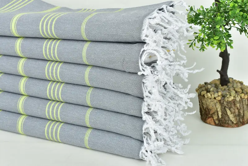 Bachelor Gifts, Luxury towel, Mother Of The Groom Gift, Turkish Beach Towel Monogram, 70x40 Cotton Striped Towel, Wedding Gifts Towel, Yoga Towel - 3