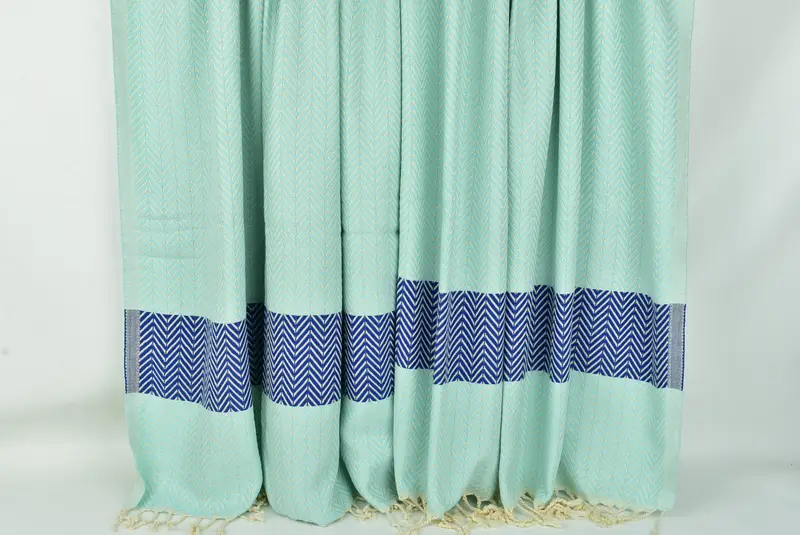 Lightweight towel, Oversized Beach Towel, 70x40 Cotton Chevron Towel, Personalized Turkish Towel, Beach Towel Bulk, Anniversary Gift For Her - 8