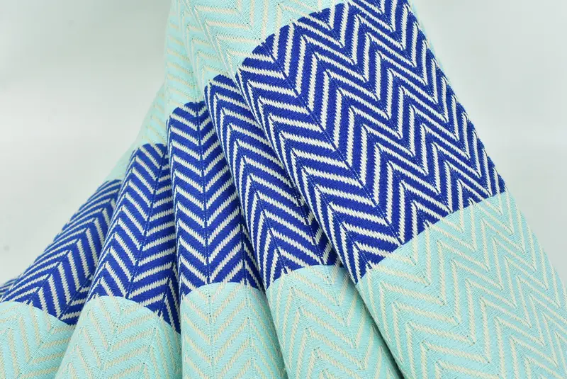 Lightweight towel, Oversized Beach Towel, 70x40 Cotton Chevron Towel, Personalized Turkish Towel, Beach Towel Bulk, Anniversary Gift For Her - 5