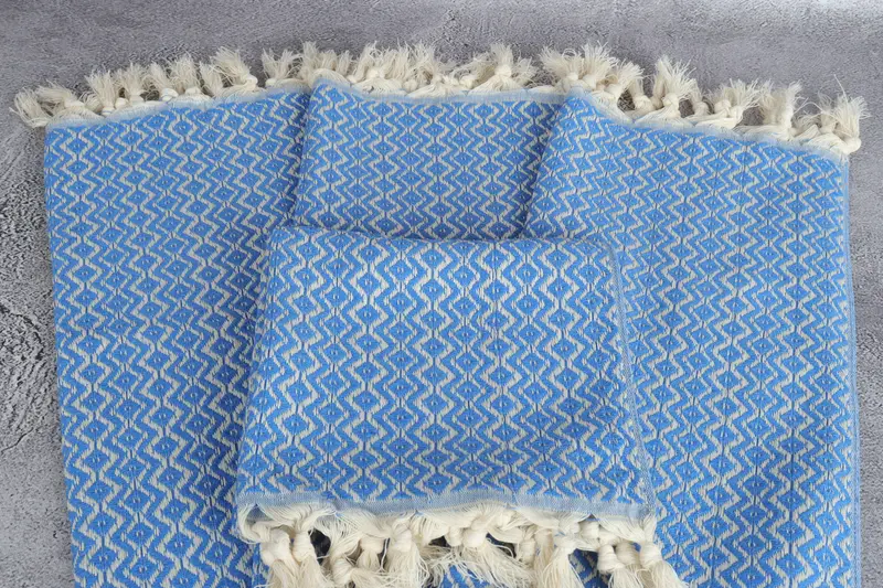 Organic Towel, 36x18 Cotton Diamond Towel, Small Bath Towels, Birthday Gift, Bachelorette Towel, Turkish Towel Hand Towel, Monogram Hand Towel - 4