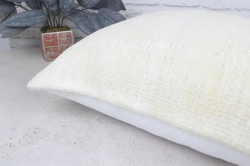 Home Decor Pillow, Vintage Kilim Throw Pillow, Bolster Cushion Cover, Cushion Cover, Kilim Pillow Cover, 20x20 White Cushion Case - 8