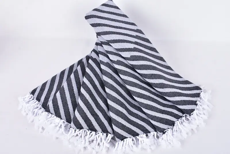 Custom Turkish Towel, Cotton towel, Travel Towel, Memorial Gift, Quick-dry towel, Spa Towel, 70x40 Cotton Striped Towel, Bachelorette Party Gifts - 4
