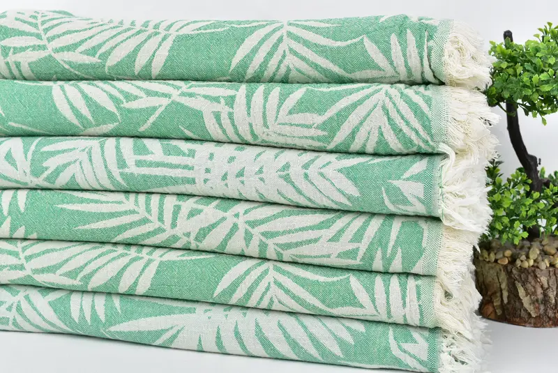 Lightweight towel, Guest Towel, Best Beach Towel, Customized Towels, Summer Gift Ideas, 64x40 Cotton Floral Patterned Towel, Monogram Beach Towel - 3