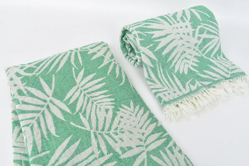 Lightweight towel, Guest Towel, Best Beach Towel, Customized Towels, Summer Gift Ideas, 64x40 Cotton Floral Patterned Towel, Monogram Beach Towel - 7