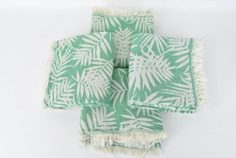 Lightweight towel, Guest Towel, Best Beach Towel, Customized Towels, Summer Gift Ideas, 64x40 Cotton Floral Patterned Towel, Monogram Beach Towel - 6