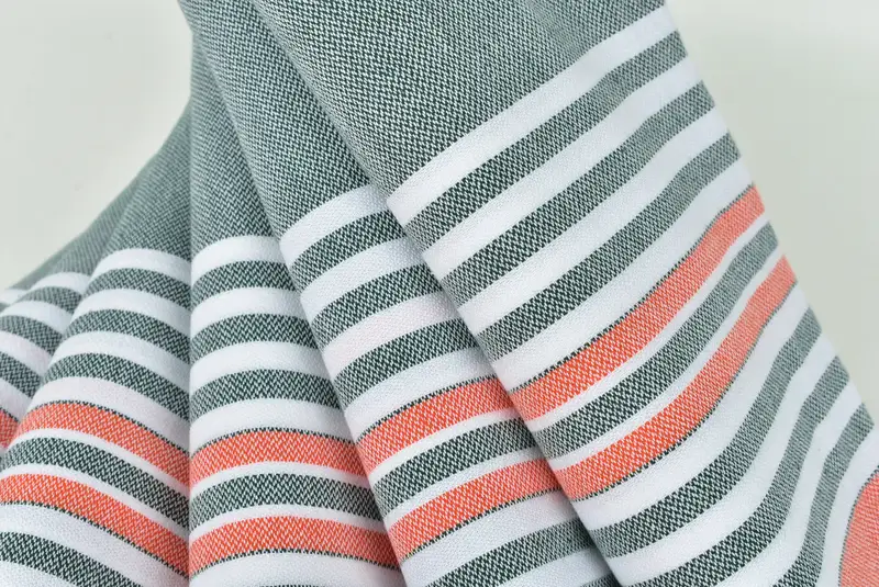 Gift For Him, 68x40 Cotton Striped Towel, Monogrammed Beach Towel, Luxury Beach Towel, Custom Towel Beach, Thin towel, Unique Gift, Yoga Towel - 5