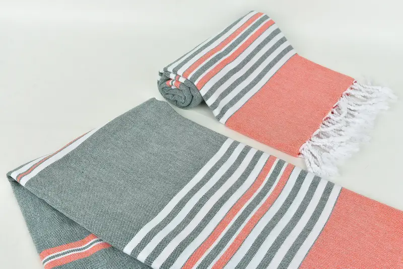 Gift For Him, 68x40 Cotton Striped Towel, Monogrammed Beach Towel, Luxury Beach Towel, Custom Towel Beach, Thin towel, Unique Gift, Yoga Towel - 7