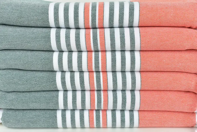 Gift For Him, 68x40 Cotton Striped Towel, Monogrammed Beach Towel, Luxury Beach Towel, Custom Towel Beach, Thin towel, Unique Gift, Yoga Towel - 2