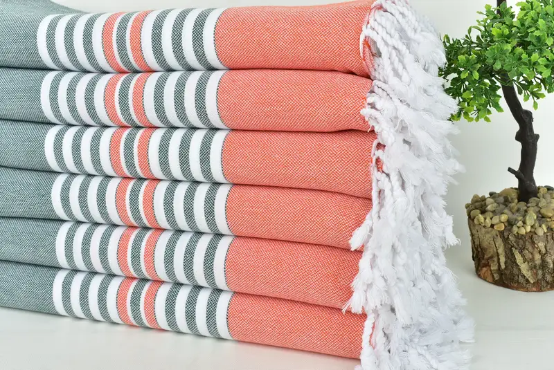 Gift For Him, 68x40 Cotton Striped Towel, Monogrammed Beach Towel, Luxury Beach Towel, Custom Towel Beach, Thin towel, Unique Gift, Yoga Towel - 3