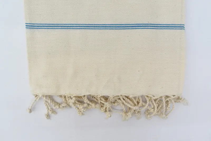 Handwoven Turkish bath towel, Embroidery Towel, Organic towel, Valentines Day Gift For Him, 70x40 Linen Striped Towel, Thin towel, Embroidered Towel - 6