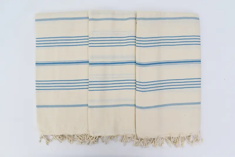 Handwoven Turkish bath towel, Embroidery Towel, Organic towel, Valentines Day Gift For Him, 70x40 Linen Striped Towel, Thin towel, Embroidered Towel - 7