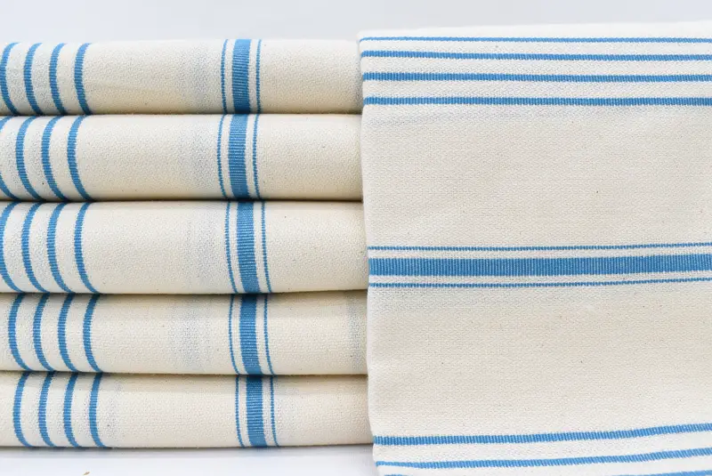 Handwoven Turkish bath towel, Embroidery Towel, Organic towel, Valentines Day Gift For Him, 70x40 Linen Striped Towel, Thin towel, Embroidered Towel - 2