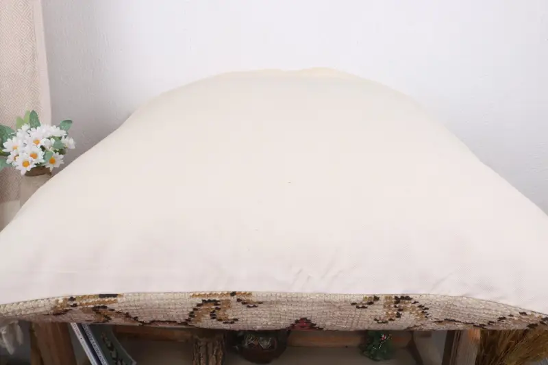 28x28 White Pillow Cover, Turkish Corner Pillow Sham, Antique Pillows, Cushion Cover, Kilim Cushion Sham, Boho Pillow Sham Cover, Bed Pillow Case - 7