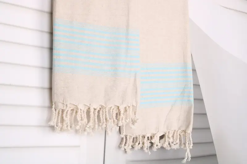 Turkish Beach Towel Monogram, Thin towel, Beach Towel Bulk, 68x40 Linen Striped Towel, Bachelorette Gifts, Handmade Gift, Gift For Him, Yoga Towel - 8