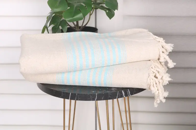 Turkish Beach Towel Monogram, Thin towel, Beach Towel Bulk, 68x40 Linen Striped Towel, Bachelorette Gifts, Handmade Gift, Gift For Him, Yoga Towel - 3