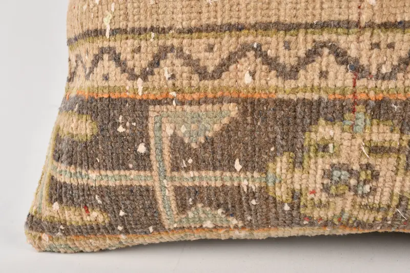 Neutral Throw Cushion Case, Antique Pillows, Kilim Pillow, Christmas Cushion, Pillow Cover, Pillow for Sofa, 20x28 Brown Pillow Case - 2