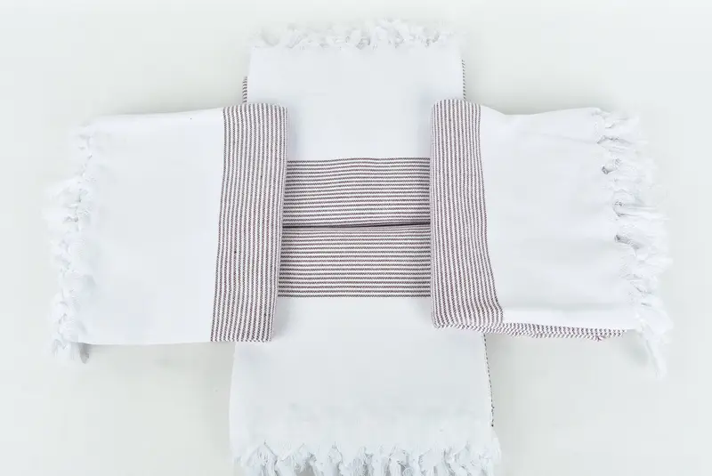 Gift Boxes Towel, Home Decor Gifts, Spa Towel, Turkish hand towel, 70x40 Cotton Striped Towel, Cancun Bachelorette Party Gift Ideas, Bachelor Gifts - 6